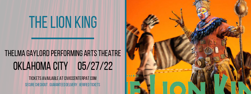 The Lion King at Thelma Gaylord Performing Arts Theatre