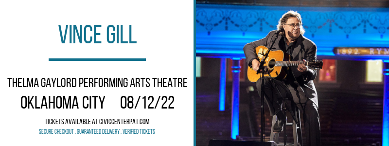 Vince Gill at Thelma Gaylord Performing Arts Theatre