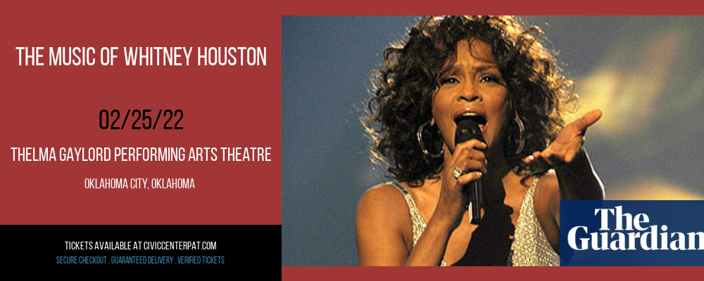 The Music of Whitney Houston at Thelma Gaylord Performing Arts Theatre