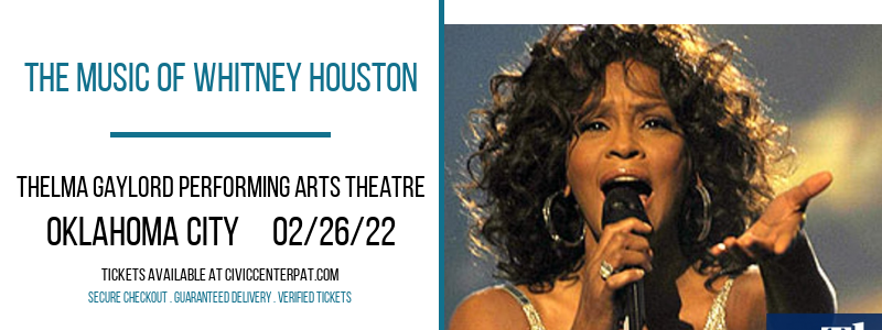 The Music of Whitney Houston at Thelma Gaylord Performing Arts Theatre