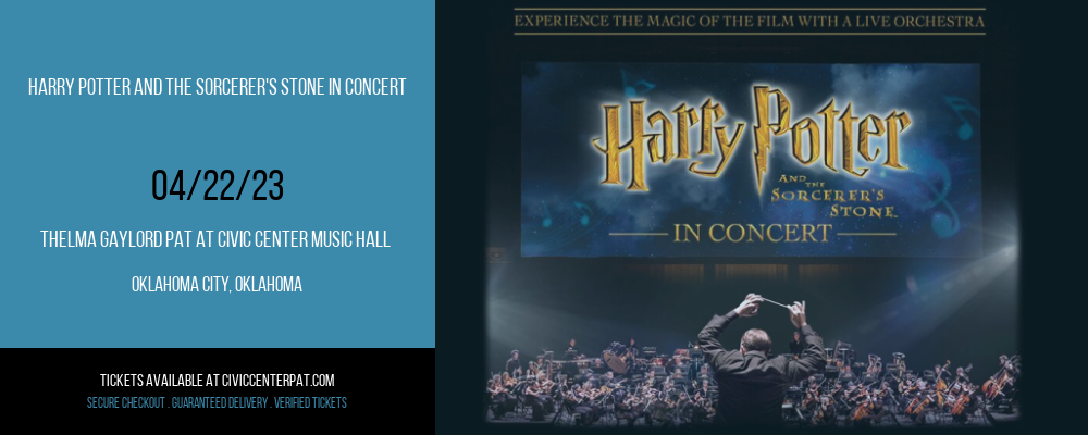 Harry Potter and The Sorcerer's Stone In Concert at Thelma Gaylord Performing Arts Theatre