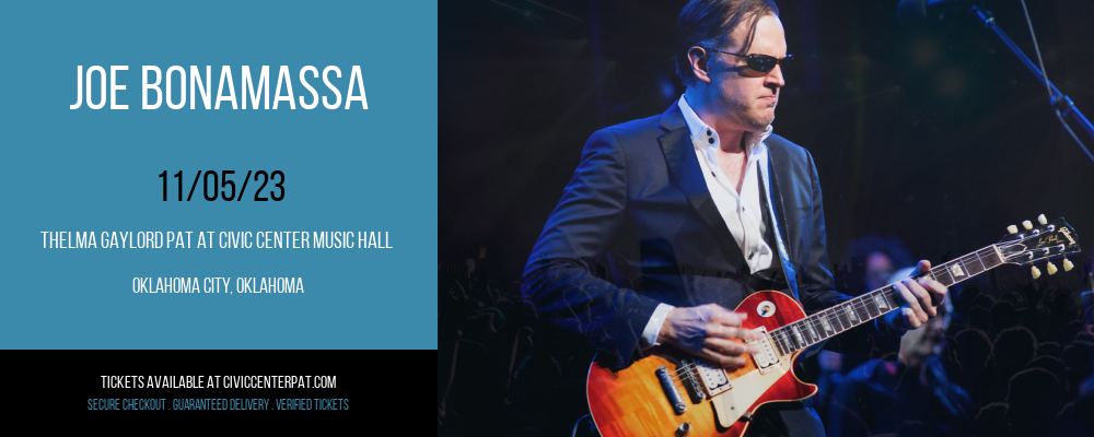 Joe Bonamassa at Thelma Gaylord PAT At Civic Center Music Hall